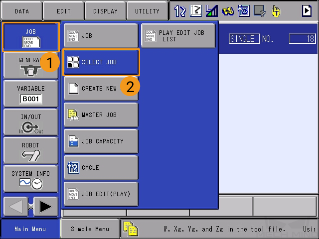 loading foreground program 12