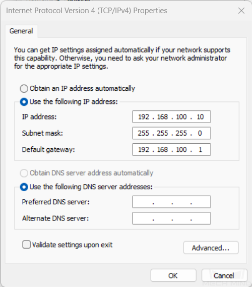 getting started set ipc ip