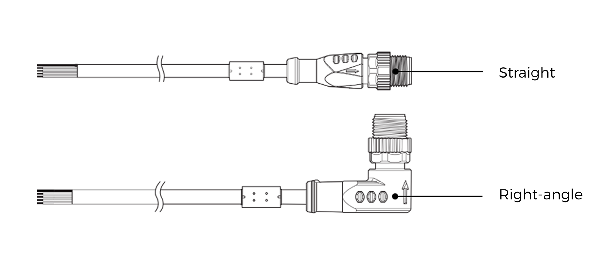 dc power cable connector type