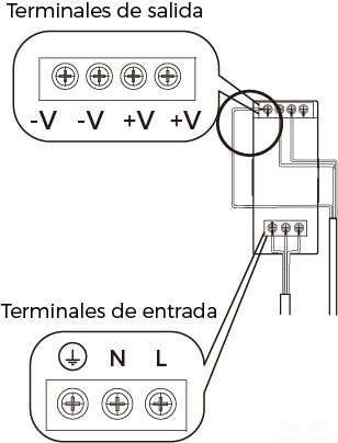 connect power supply incorrect