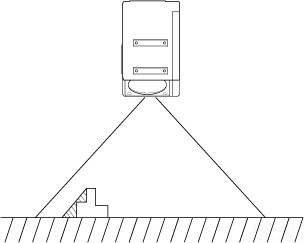 shadowed area represents blind spot 1