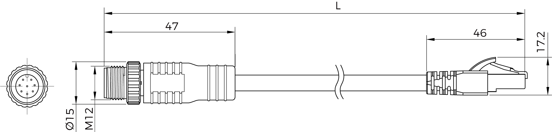 ethernet cable straight