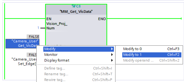 get visual point from vision 15