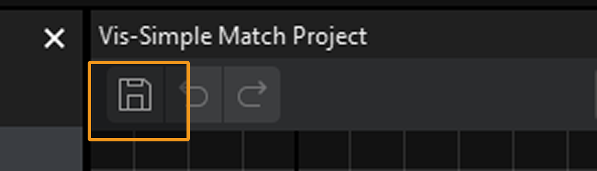 create and save project