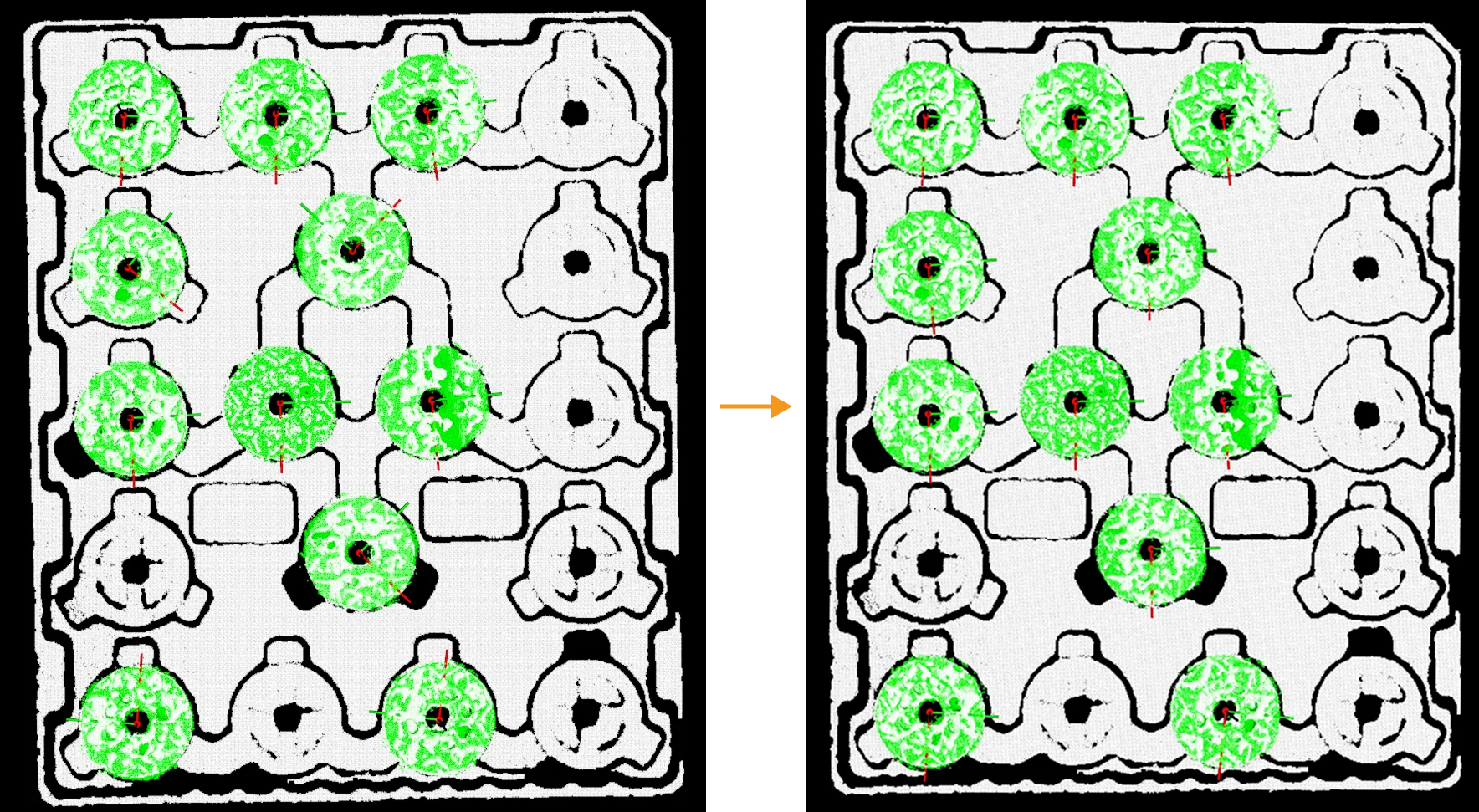 adjust x axis orientation effect