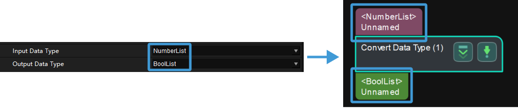 convert data type select data type