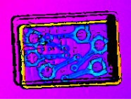 rectify image by frame transformation depth to color 3