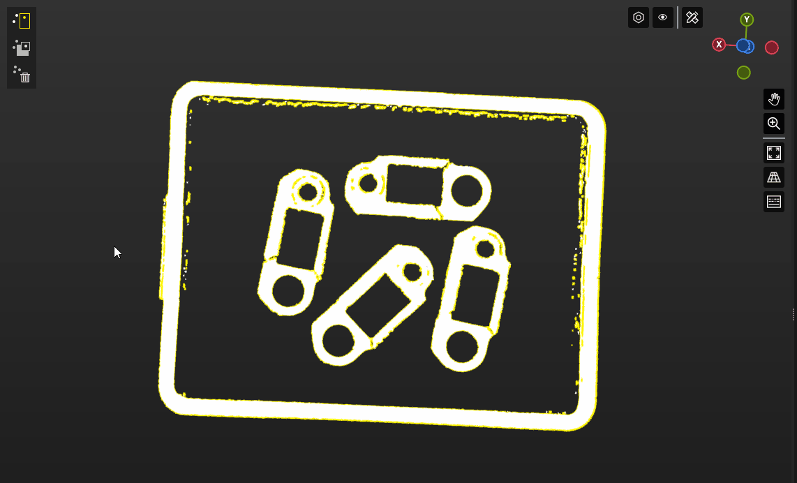 invert select point cloud