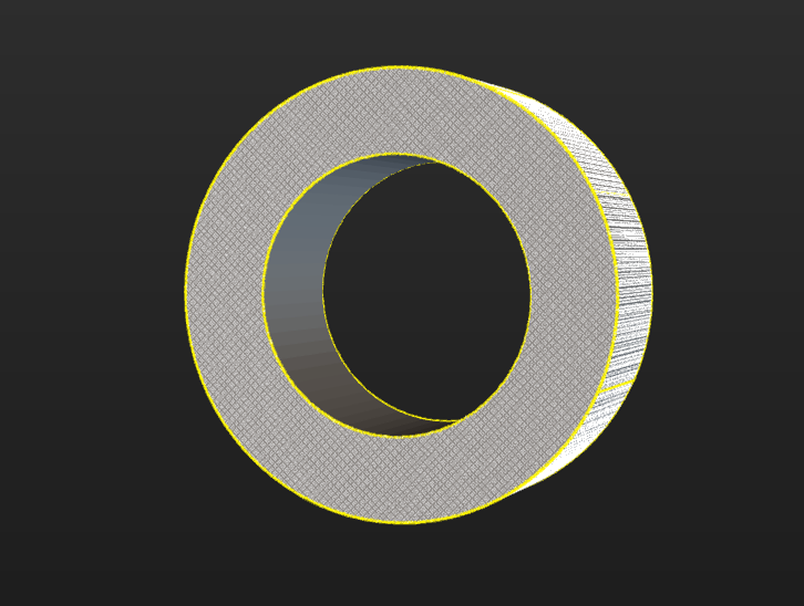 inner wall of ring effect