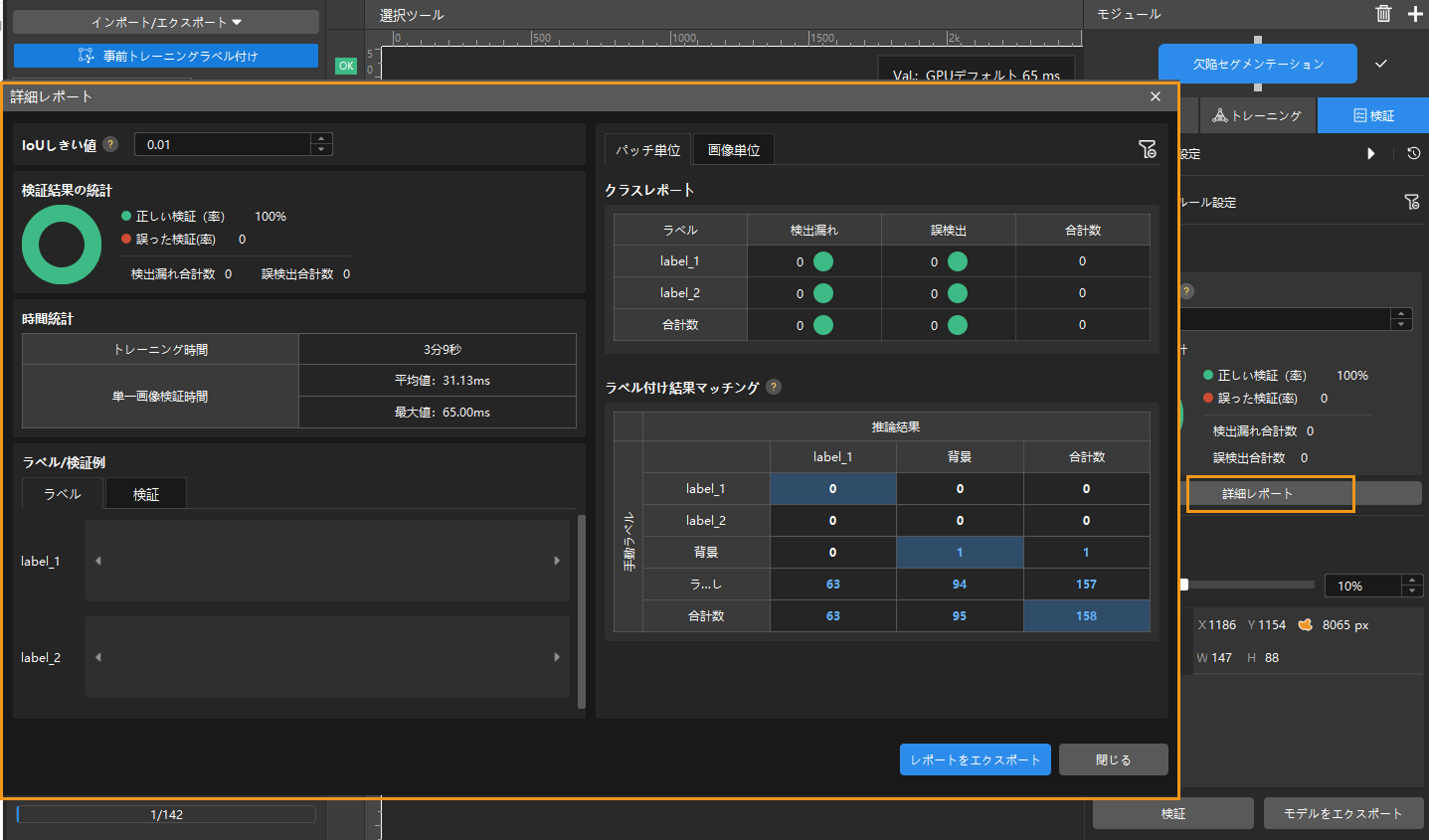 example projects detail report