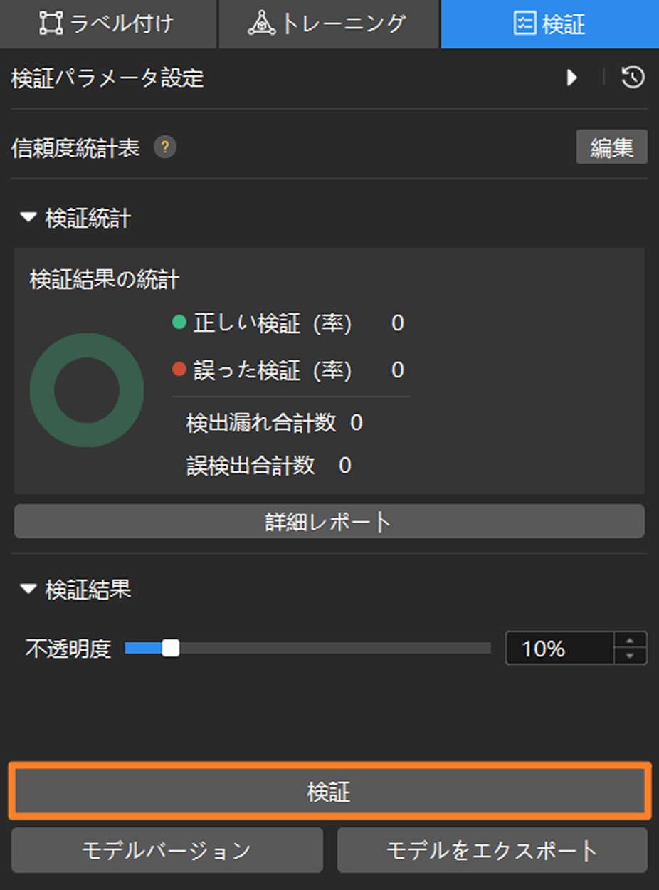 example projects result verification
