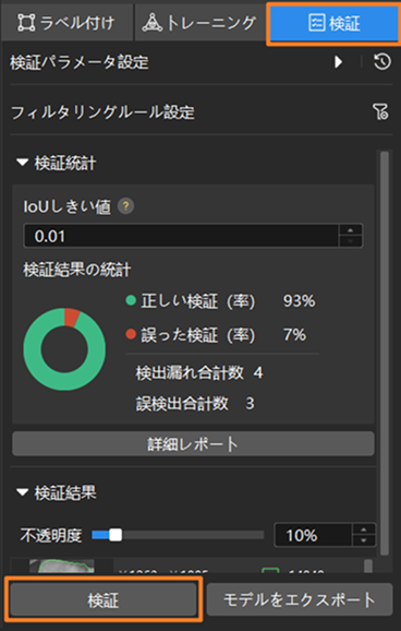 example projects verify chart