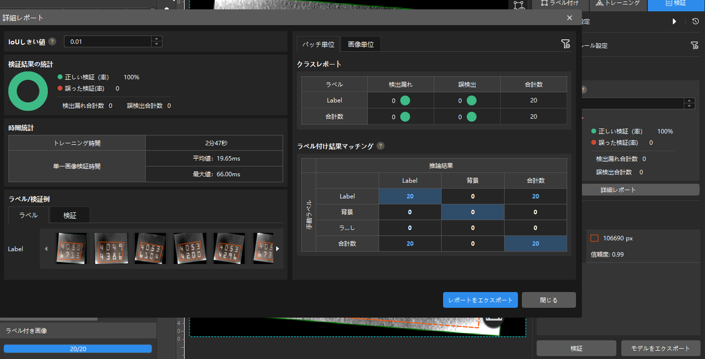 example projects detail report