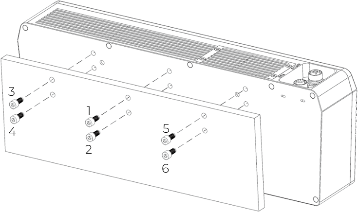 mount with threaded holes 4