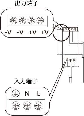 connect power supply incorrect