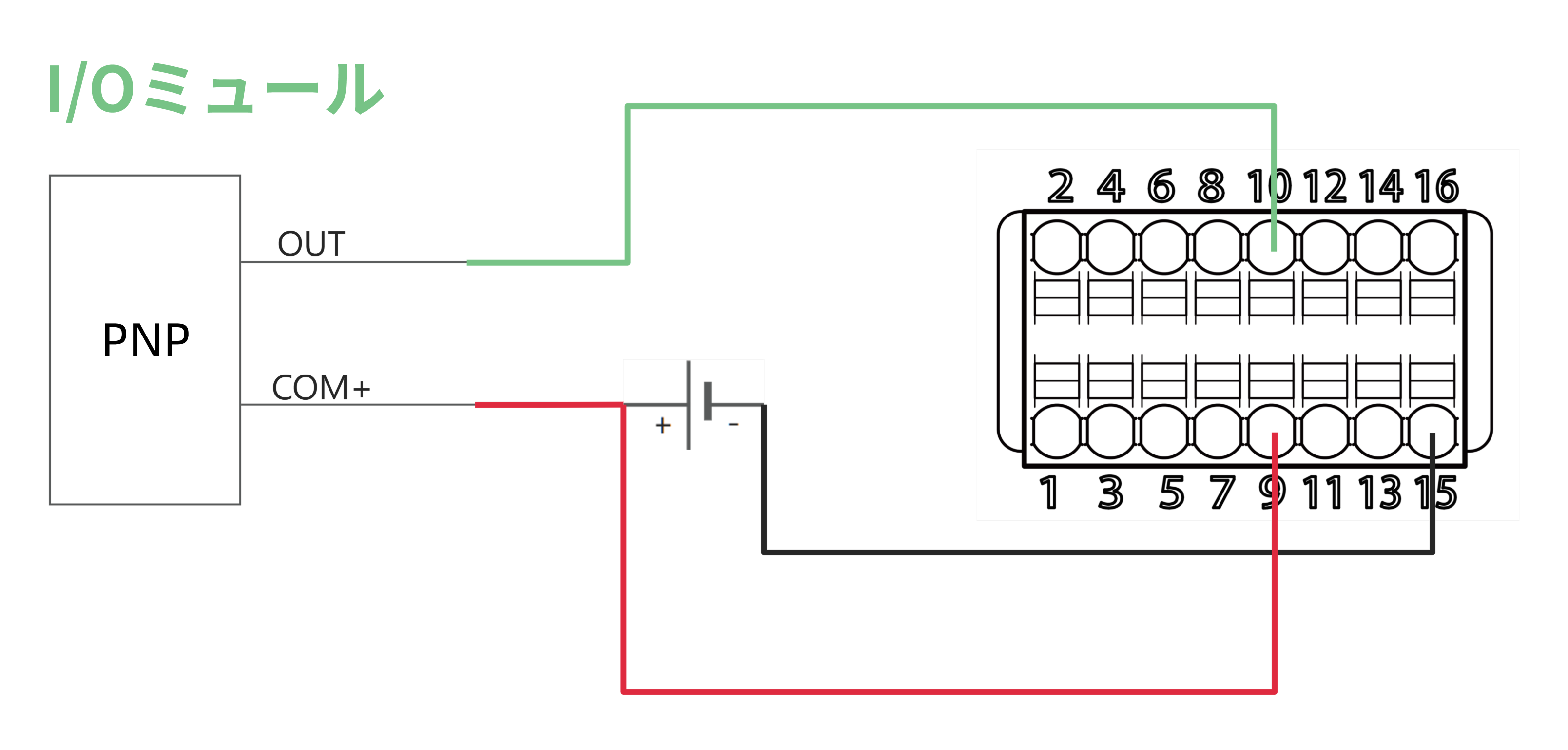 input level trigger pnp
