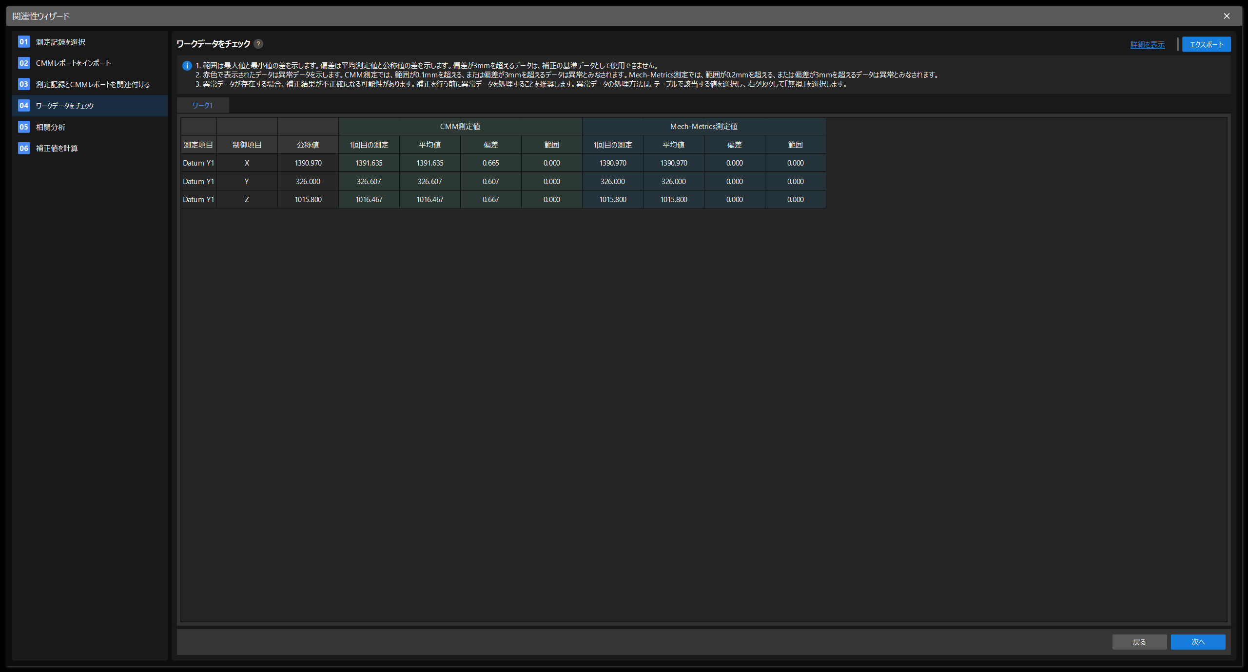 check part data
