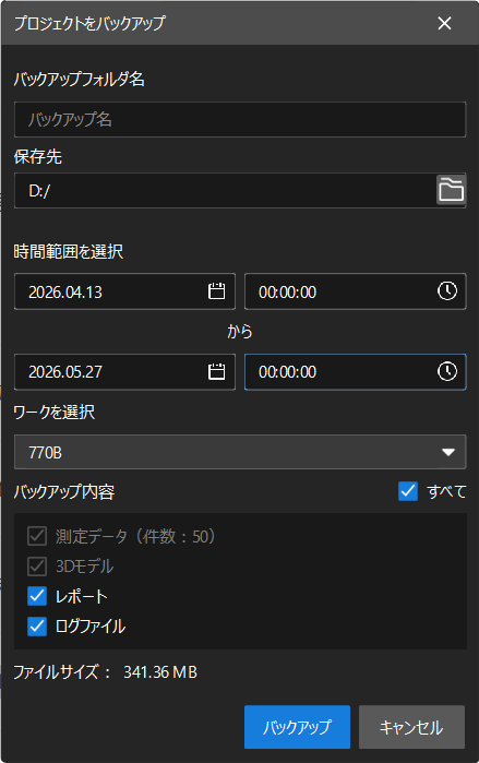 project backup