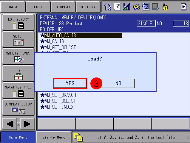 loading foreground program 11