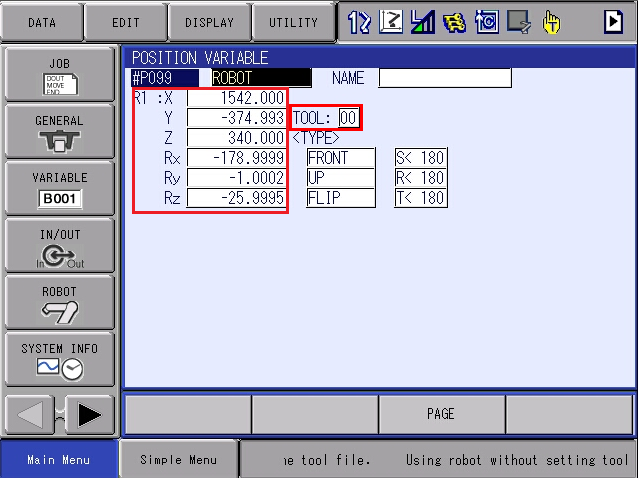 calibrate start point 2