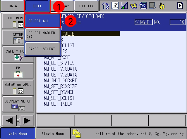 loading foreground program 9