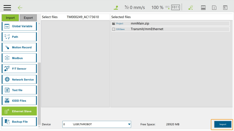 tm setup instructions load9