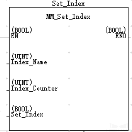 set index 2