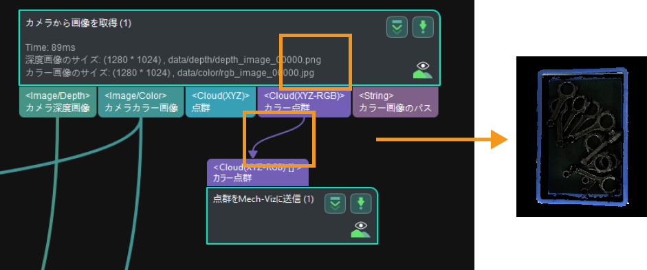 send point cloud to external service point cloud type 1