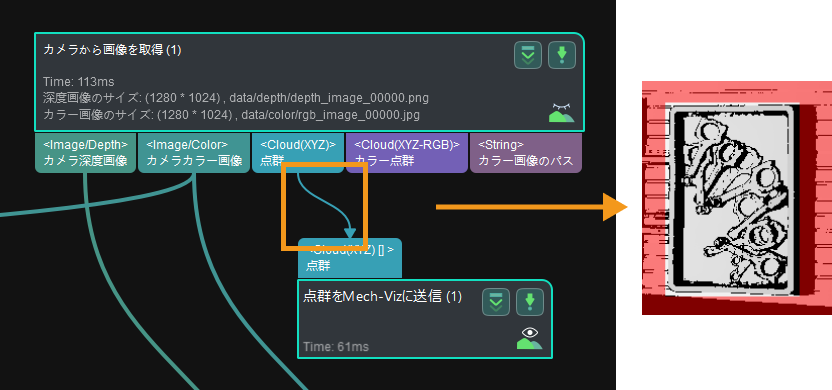 send point cloud to external service point cloud type 2