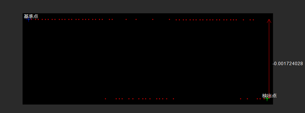 measure height difference point to point base detect point view