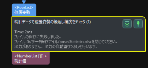 poses repeatability statistics error 3