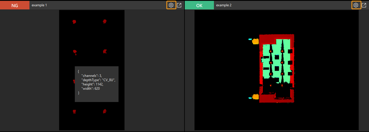 config display window