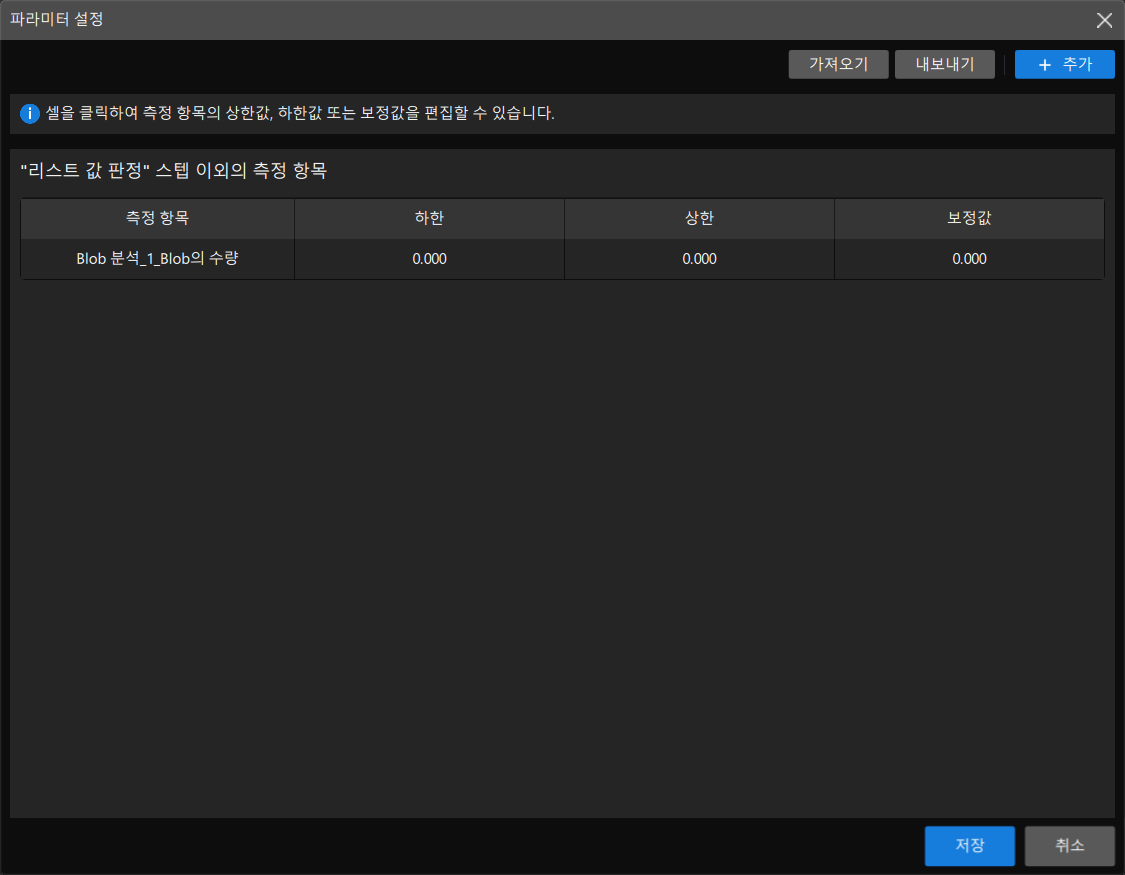 parameters interface