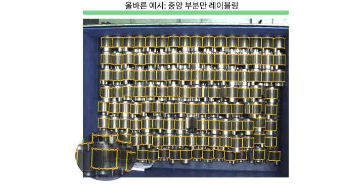 improve model accuracy 6 label the middle part