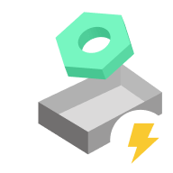 object bin segmentation icon
