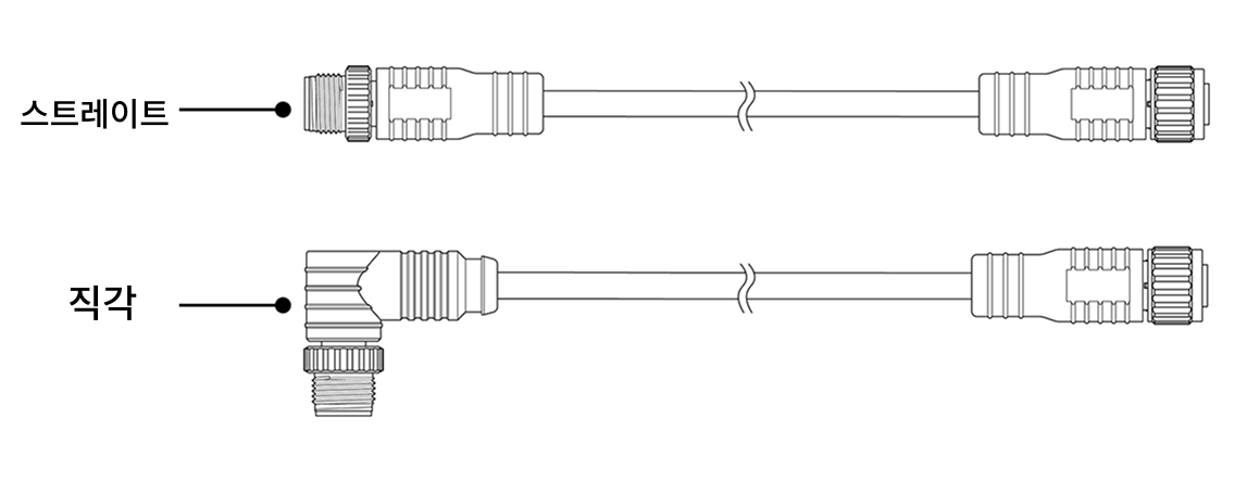 dc power extension cable connector type