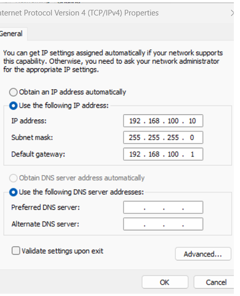 getting started set ipc ip
