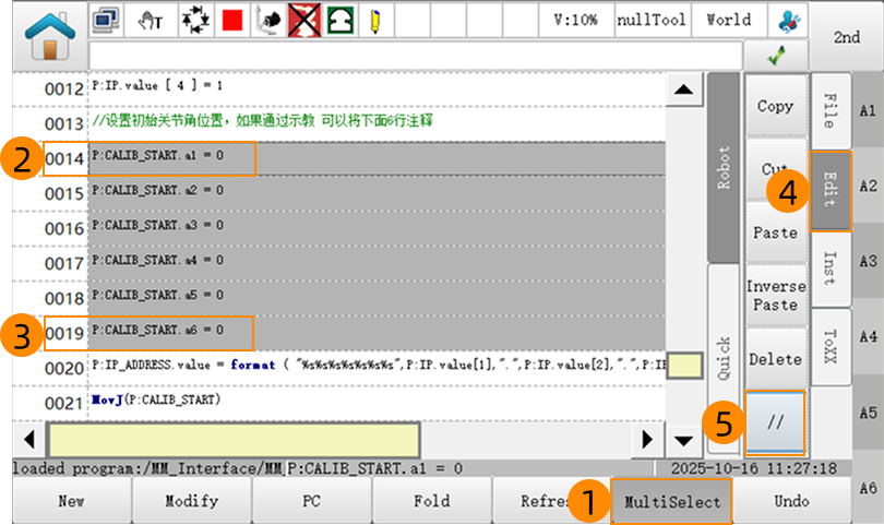 estun calibration 7