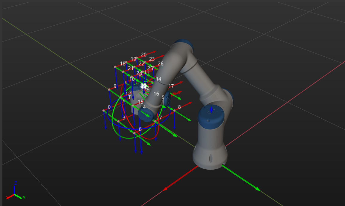 calibration auto set robot path eth view