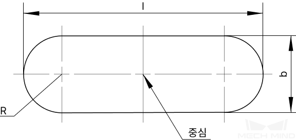 calc oblong hole center poses and axis lengths oblong hole