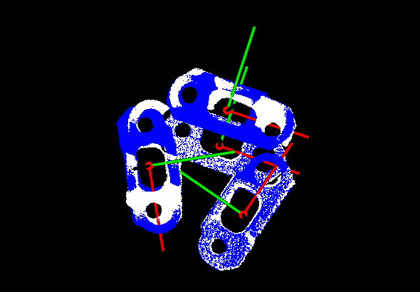 3d matching custom 3d fine matching result