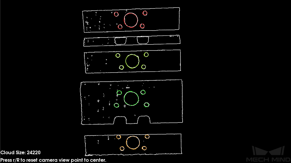 3d fine matching multiple models multiple fouroutput