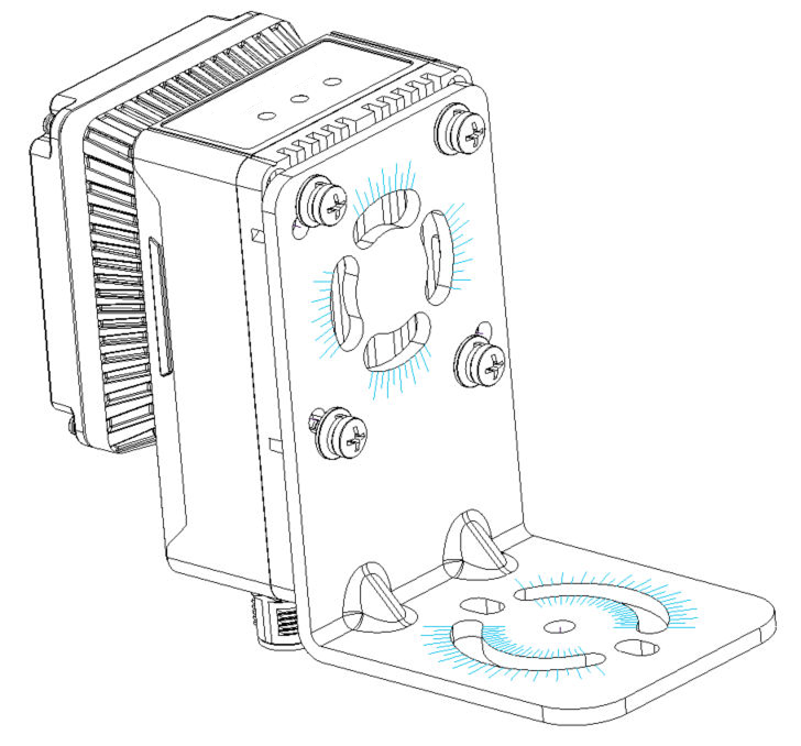 mount with bracket 5