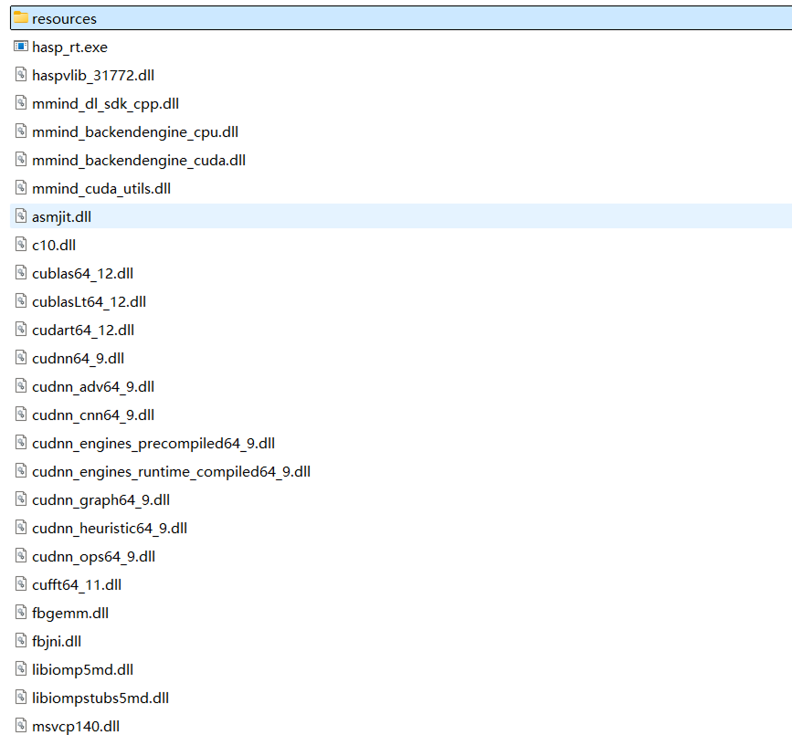 copy resources and dlls