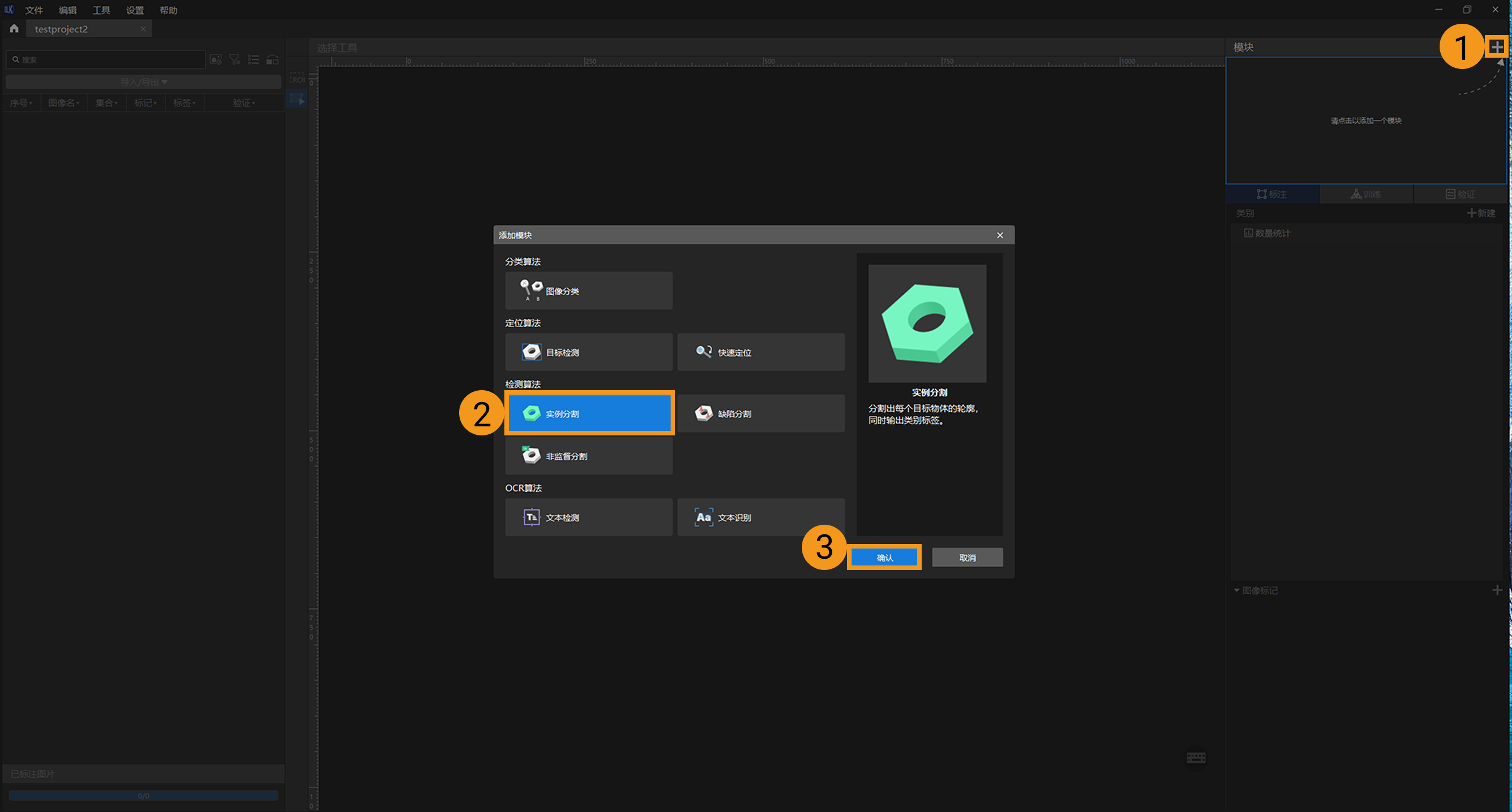 example projects instance segmentation
