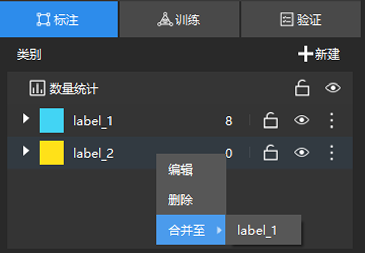 example projects create labels