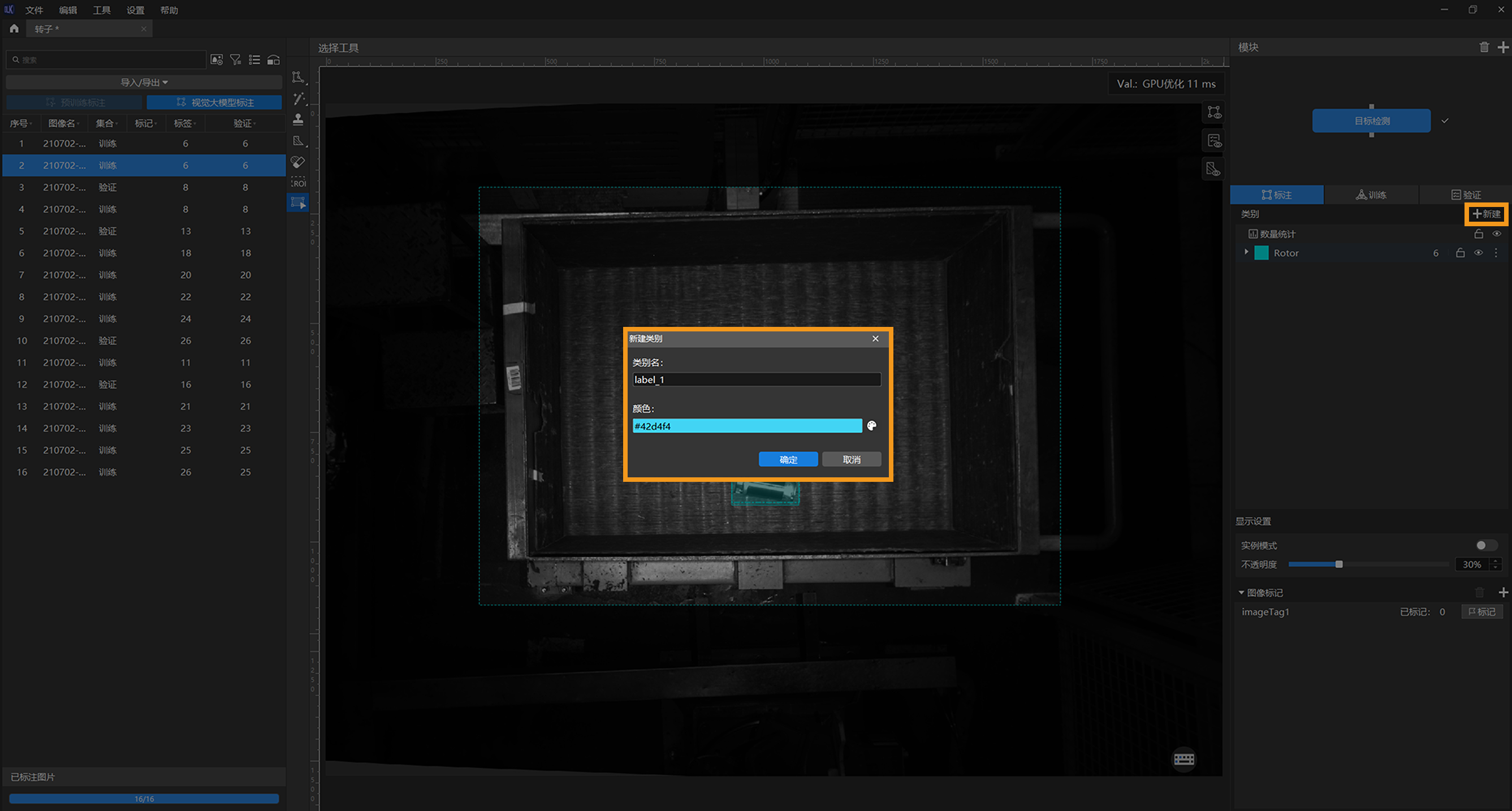 example projects create label