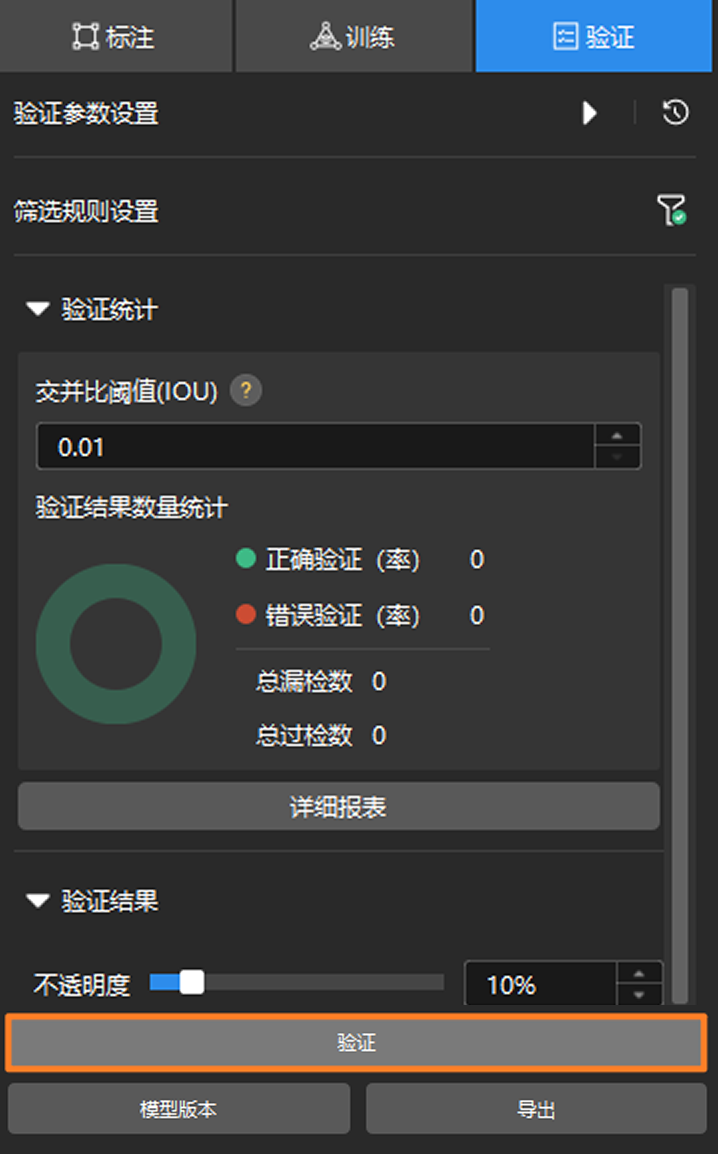 example projects verify chart