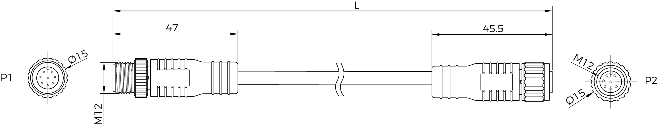 ethernet extension cable straight