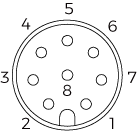ethernet extension cable m12 socket